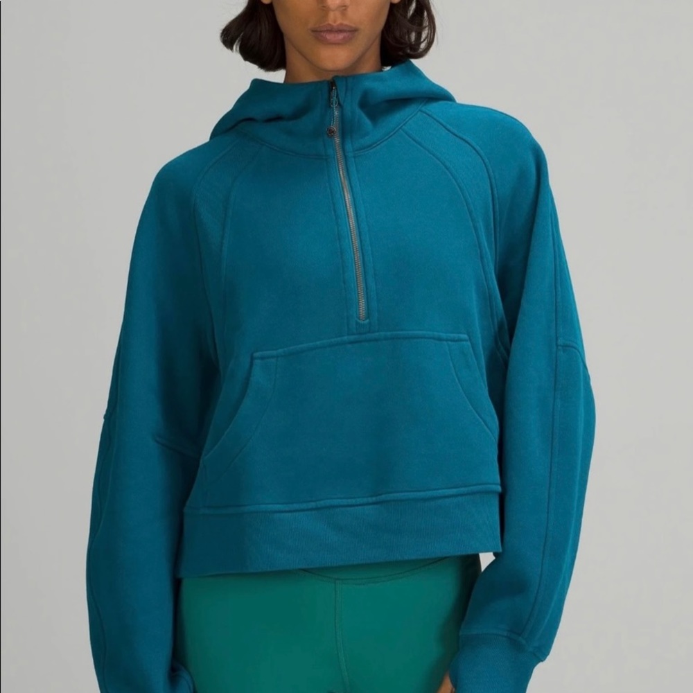Scuba Oversized Half Zip Hoodie